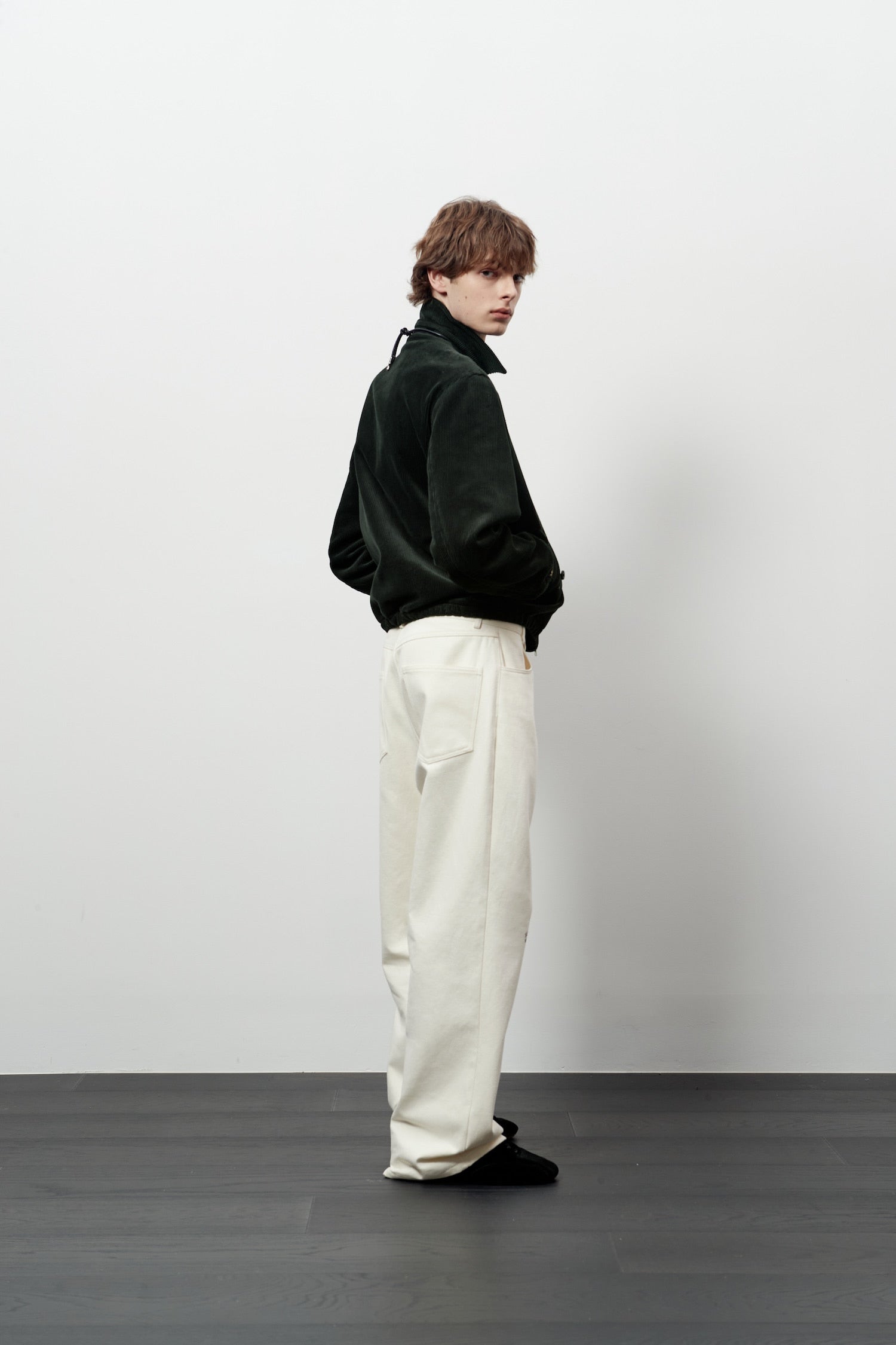 STU - Strap Corduroy Jacket (Black) product image 7 | TRAB K-Fashion Australia