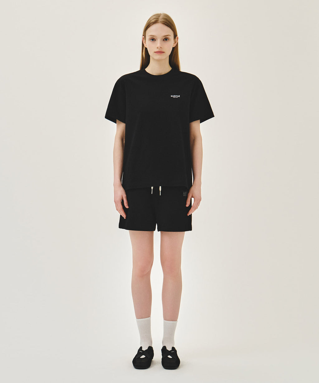 Marithe & Francois Girbaud - Small Regular Logo Tee (Black) product image 5 | TRAB K-Fashion Australia