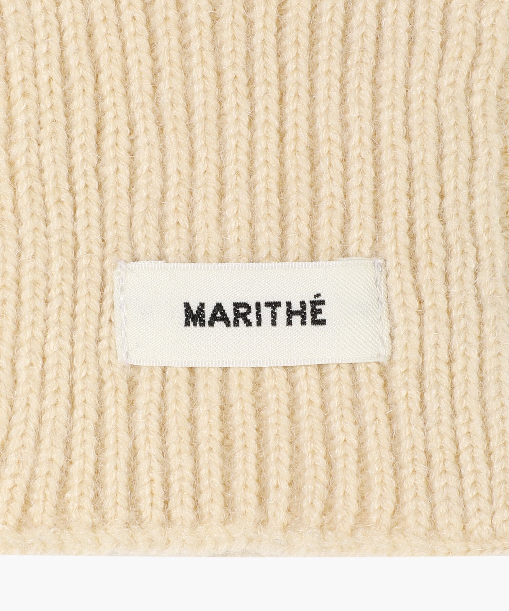 Marithe & Francois Girbaud - Regular Logo Muffler&glove (Beige) product image 6 | TRAB K-Fashion Australia