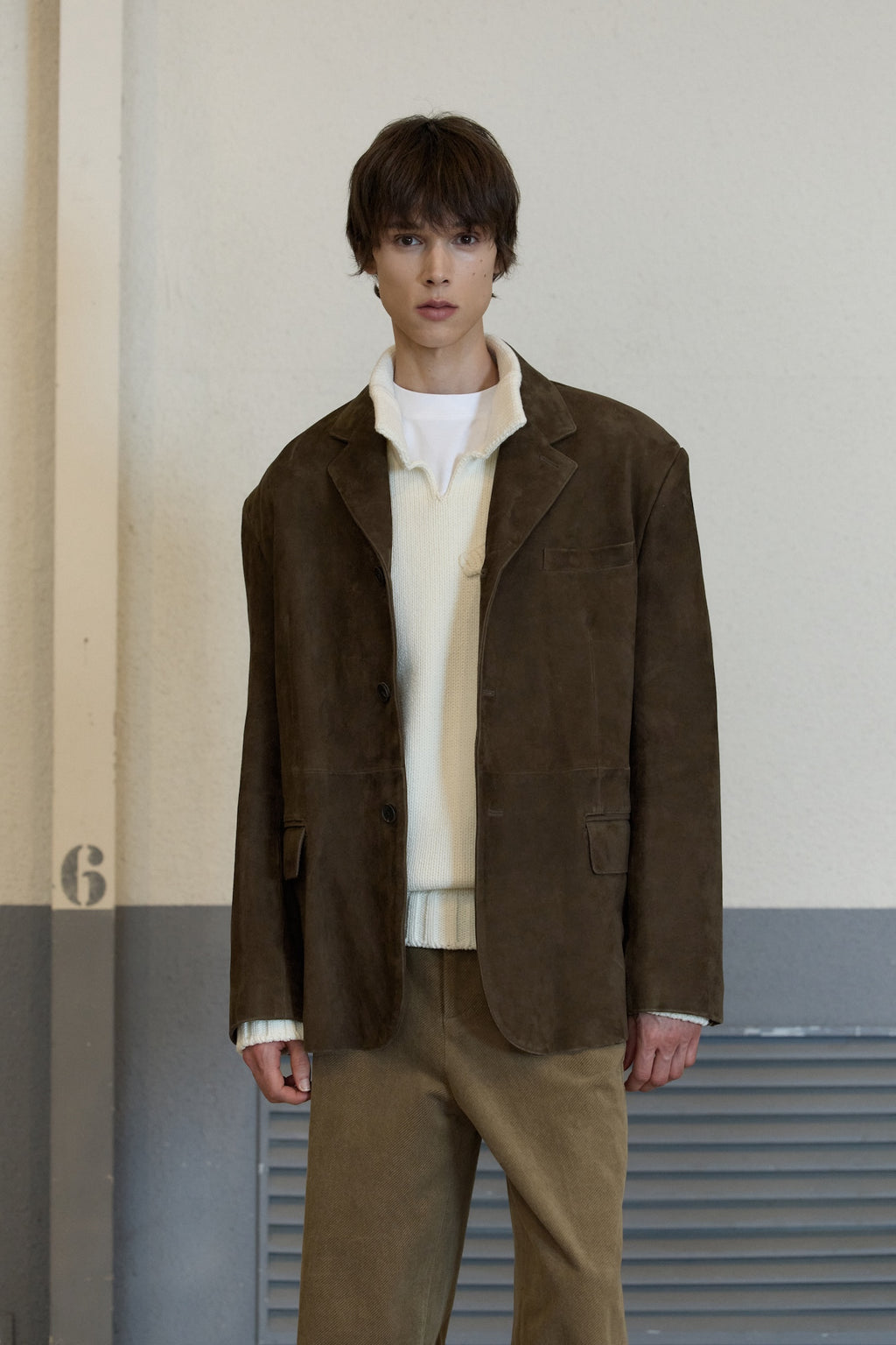 STU - Goat Suede Blazer Brown (OC) product image 9 | TRAB K-Fashion Australia
