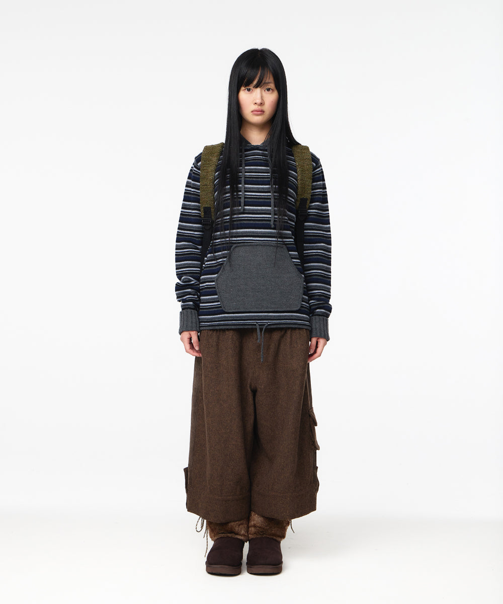 Coyseio - Side Panel Wide Pants (Brown) product image 7 | TRAB K-Fashion Australia