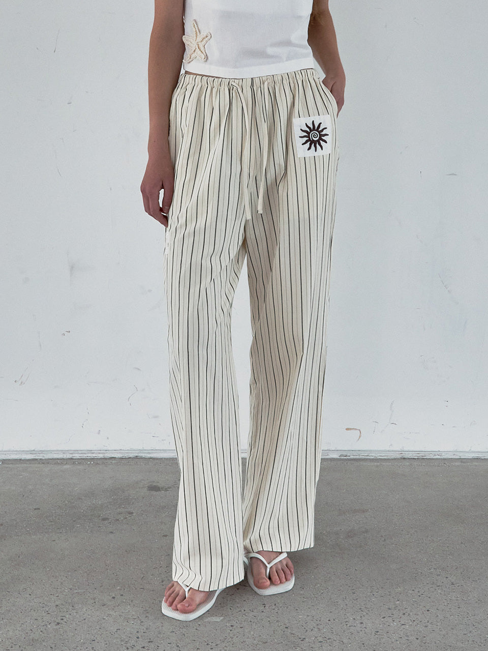 Kijun - Le Soleil Lounge Pants (Butter) product image 2 | TRAB K-Fashion Australia