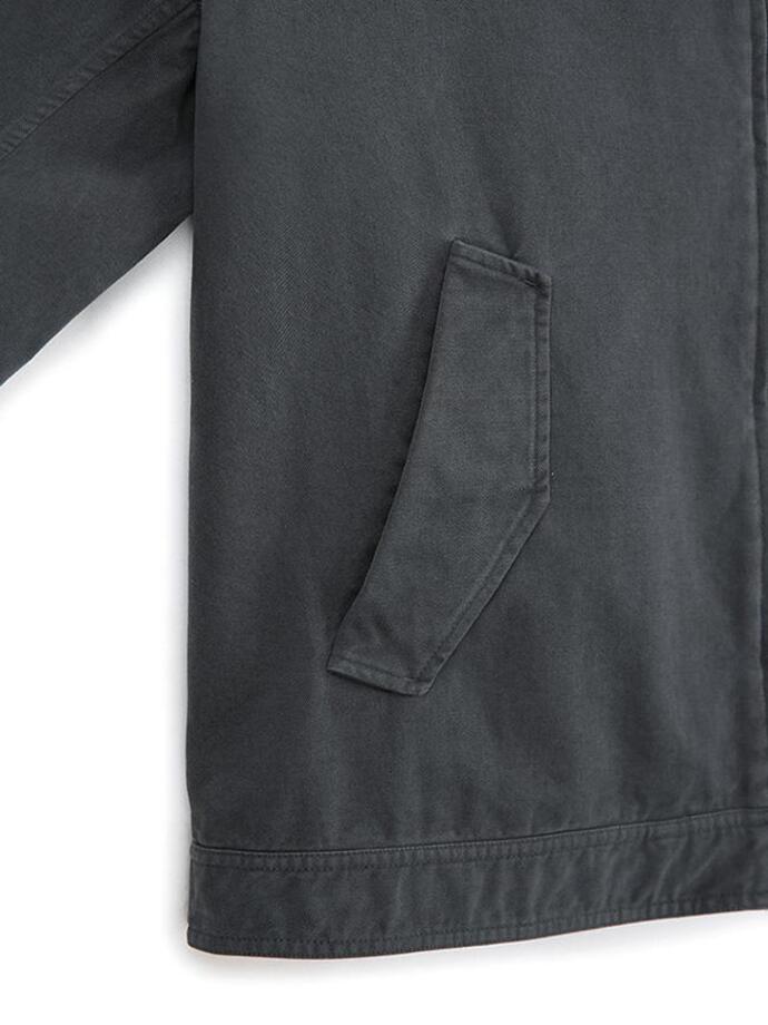 Art if acts - Garment Washed Harrington Jacket (Faded Charcoal) product image 15 | TRAB K-Fashion Australia