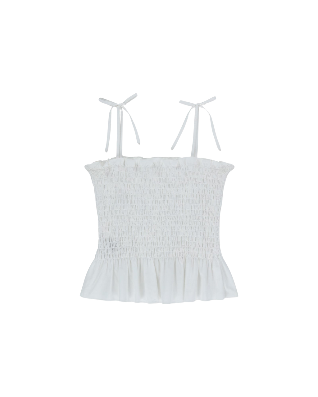 Kimhe Kim - Seersucker Smoked Top (White) product image 18 | TRAB K-Fashion Australia
