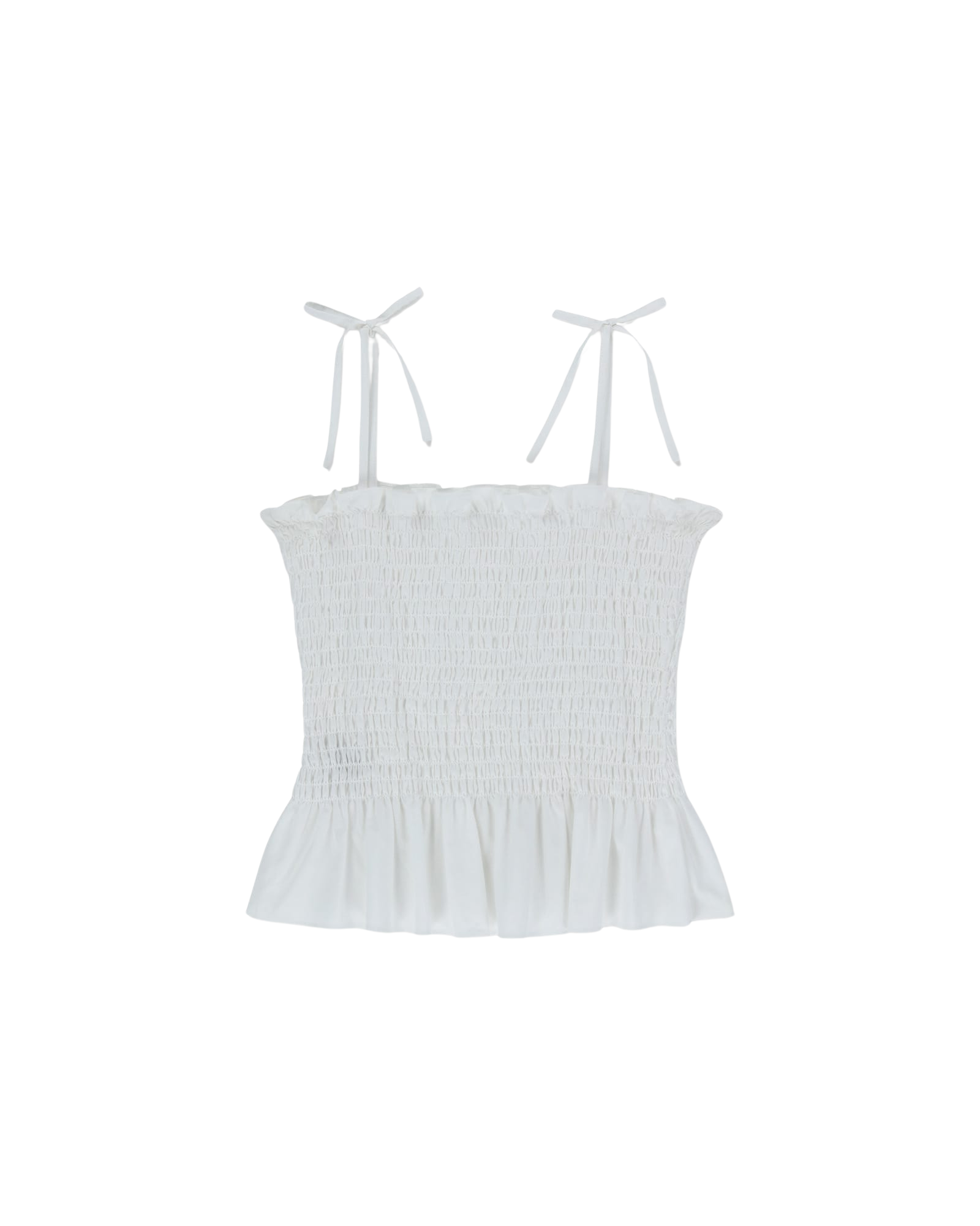 Kimhe Kim - Seersucker Smoked Top (White) product image 18 | TRAB K-Fashion Australia