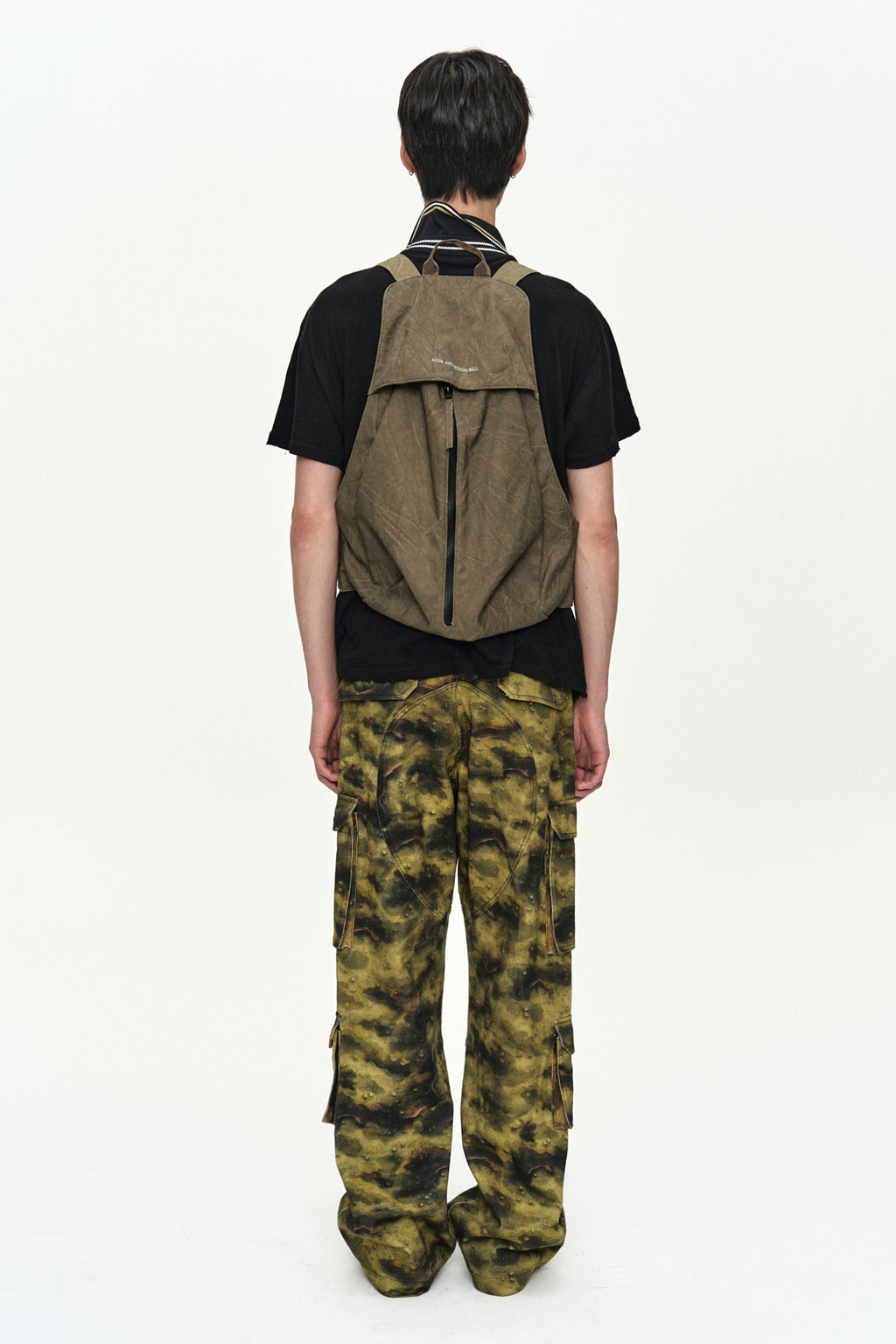 Andersson Bell - Tie-Dyed Vest Backpack (Moss Khaki) product image 4 | TRAB K-Fashion Australia