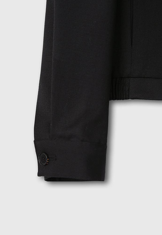 Tonywack - Super Fine Wool Double Pocket Zip Blouson (Black) product image 15 | TRAB K-Fashion Australia
