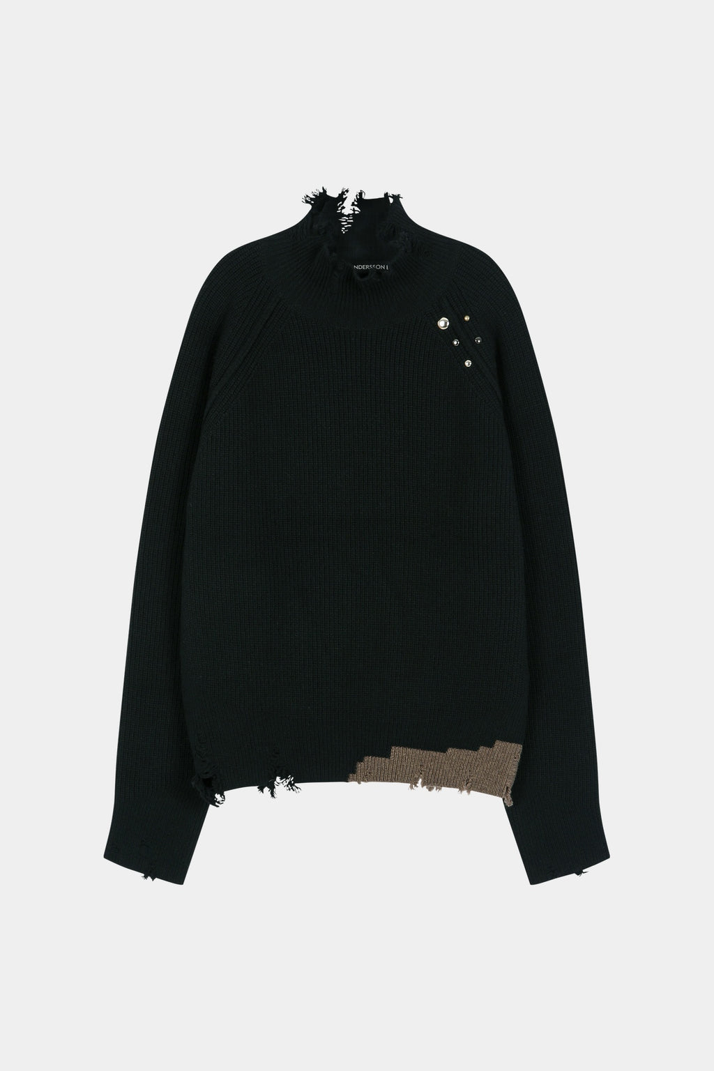 Andersson Bell - Locha Turtle-Neck Sweater (Black) product image 11 | TRAB K-Fashion Australia