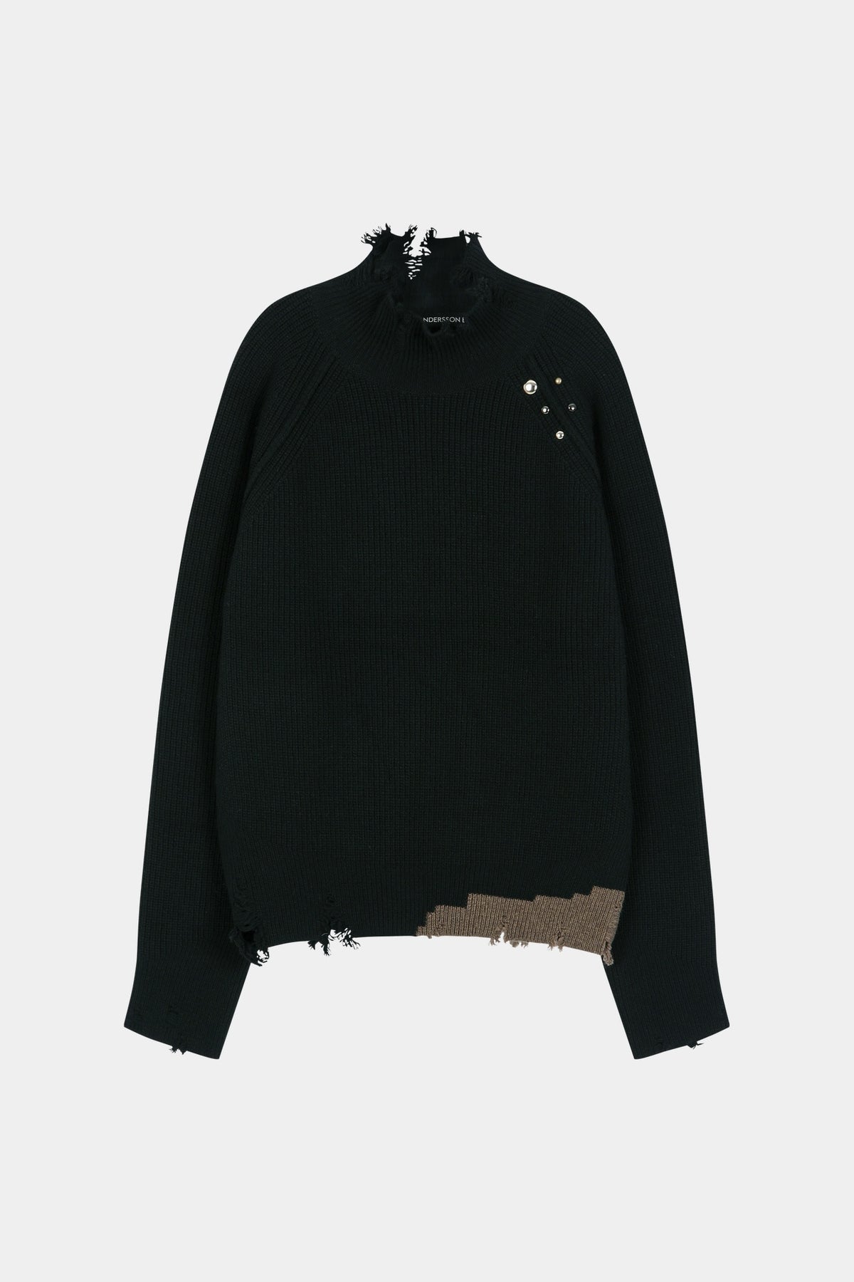Andersson Bell - Locha Turtle-Neck Sweater (Black) product image 11 | TRAB K-Fashion Australia