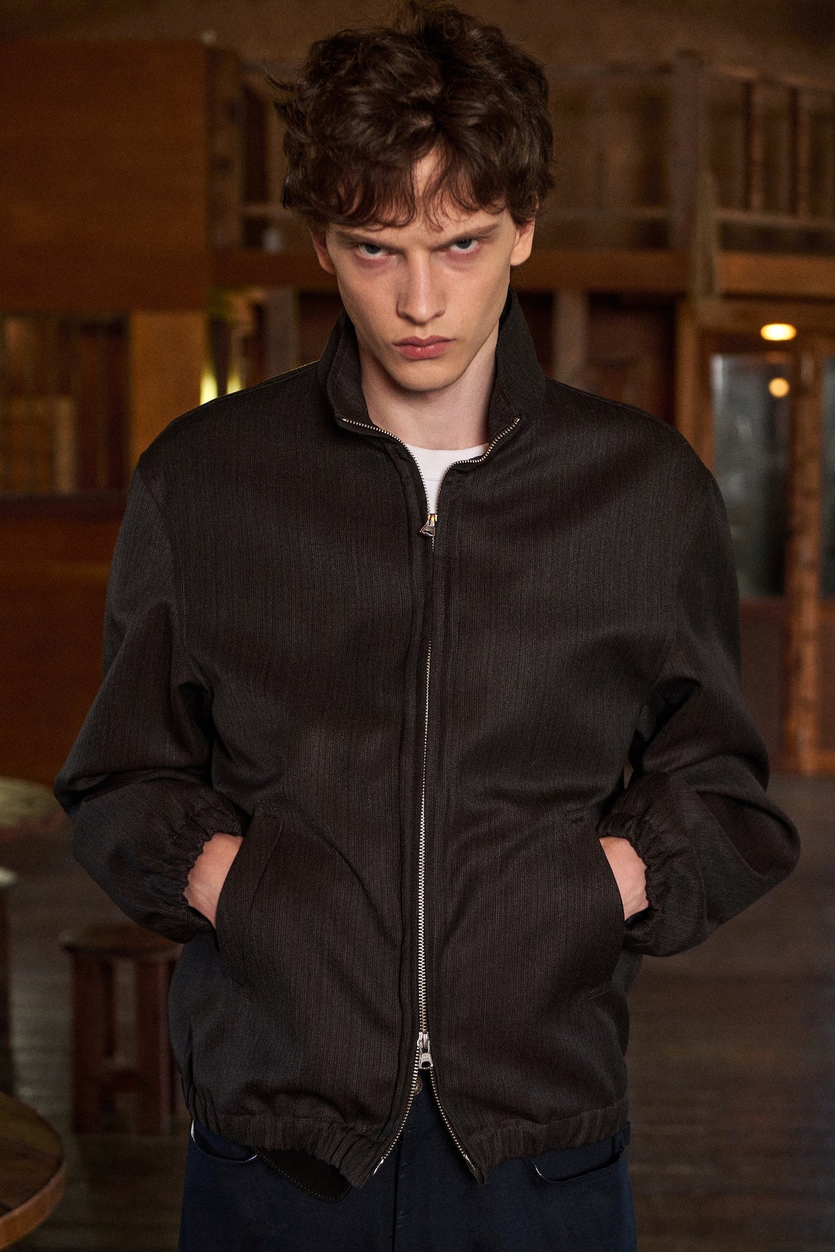 STU - Shift High-neck Jacket (Charcoal) product image 7 | TRAB K-Fashion Australia