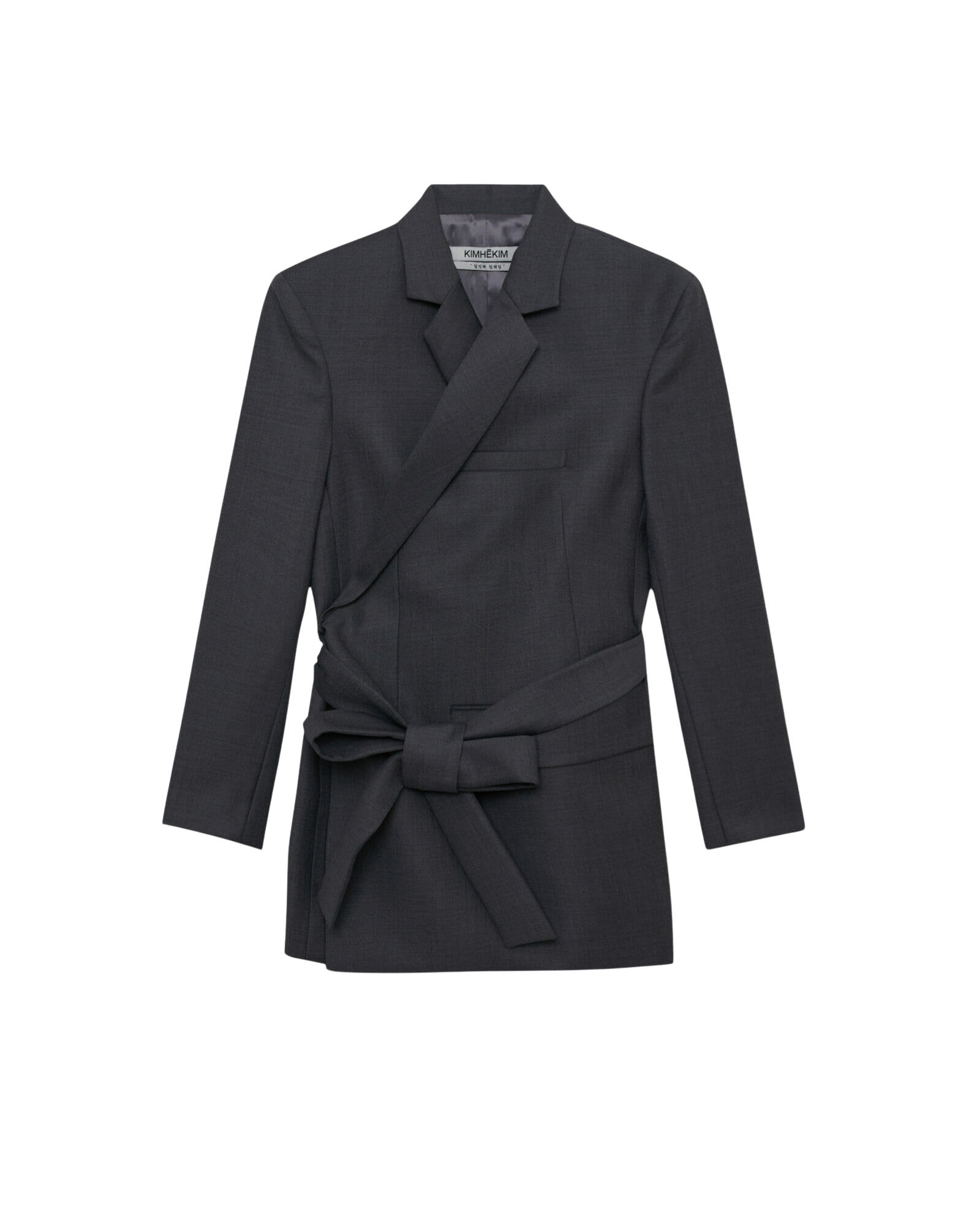 Kimhe Kim - Id Double-Breasted Blazer (Grey) product image 6 | TRAB K-Fashion Australia