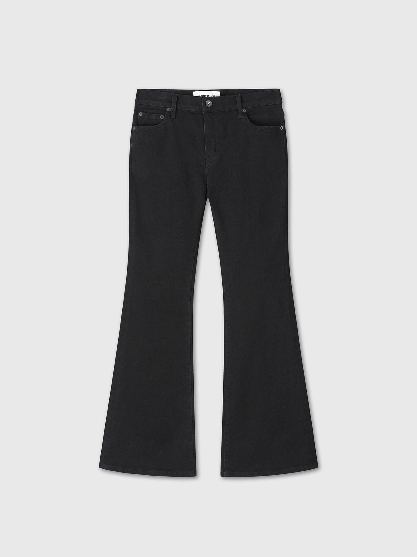 Tonywack - Low-Rise Denim Bootcut Trousers (Washed Black) product image 9 | TRAB K-Fashion Australia