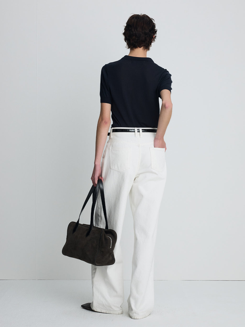 Tonywack - Silk Cotton Polo Shirt (Navy) product image 4 | TRAB K-Fashion Australia