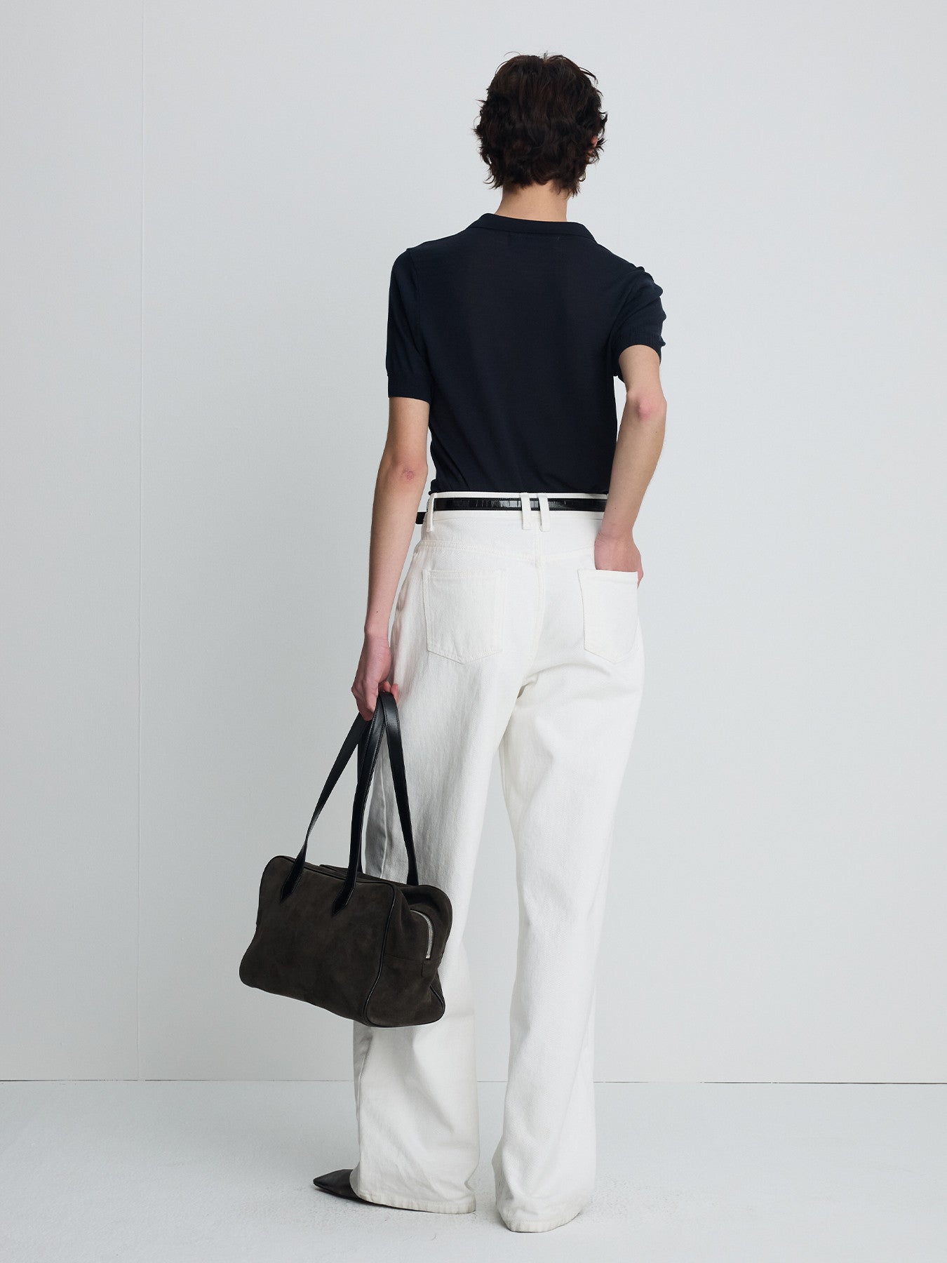 Tonywack - Silk Cotton Polo Shirt (Navy) product image 4 | TRAB K-Fashion Australia