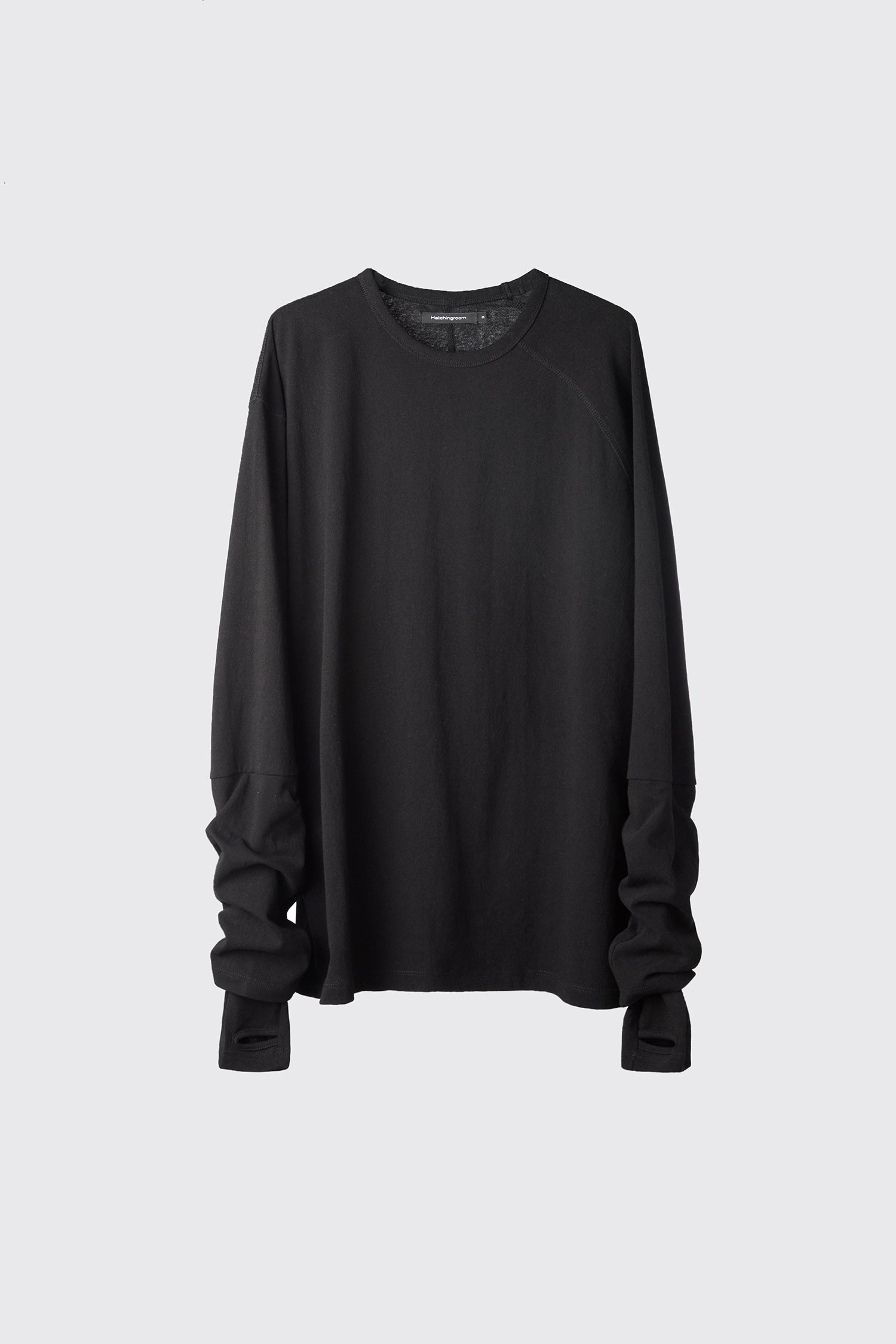 Hatchingroom - Double Sleeve Tee (Black) product image 1 | TRAB K-Fashion Australia