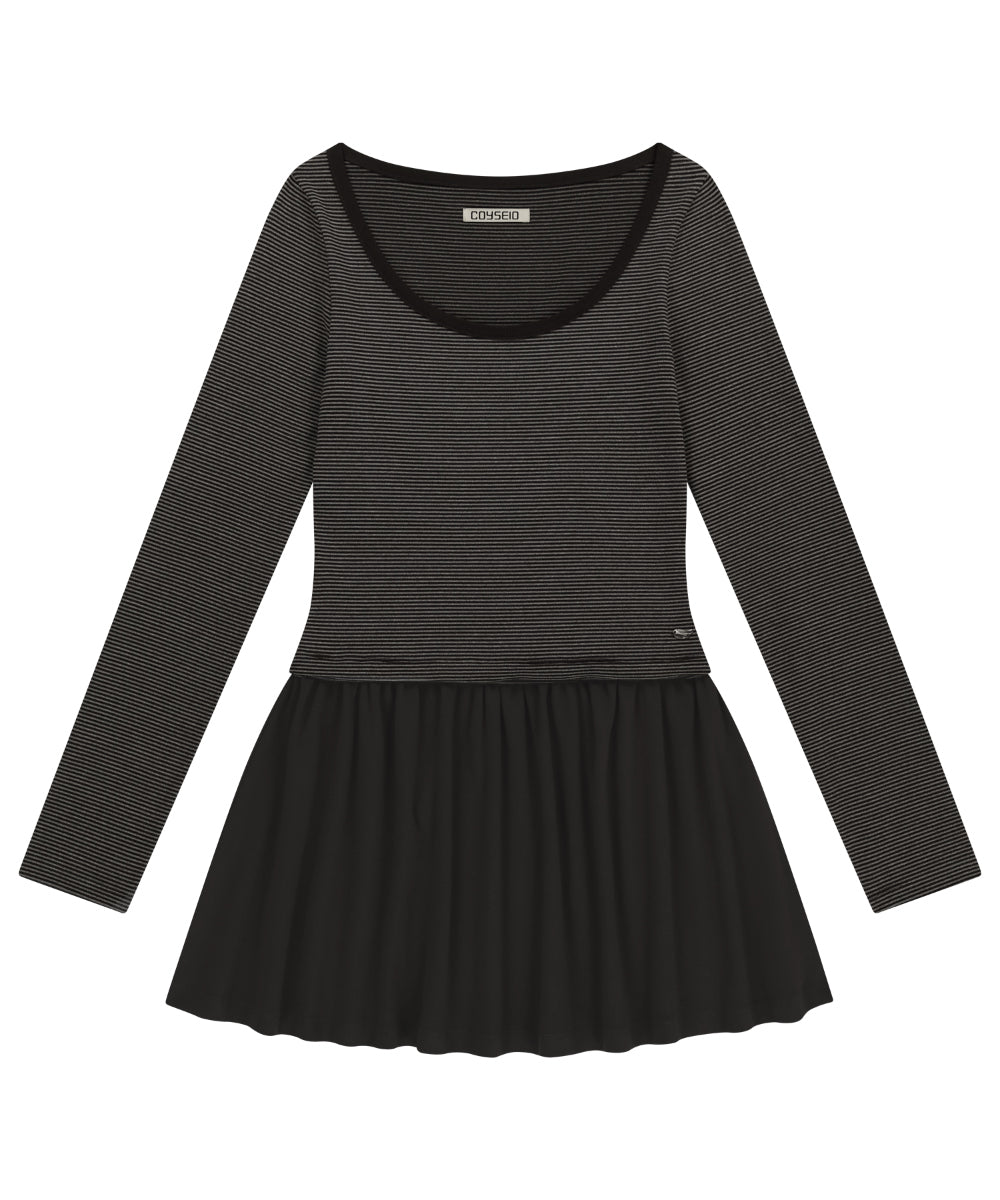 Coyseio - Coy Stripe Dress (Brown) product image 15 | TRAB K-Fashion Australia