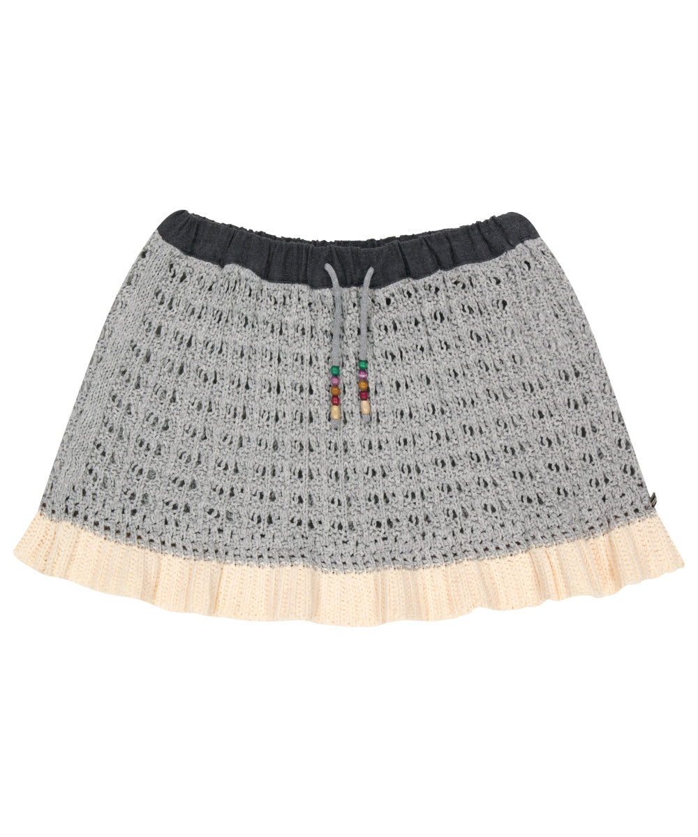 Coyseio - Layered Knit Skirt (Melange Grey) product image 11 | TRAB K-Fashion Australia
