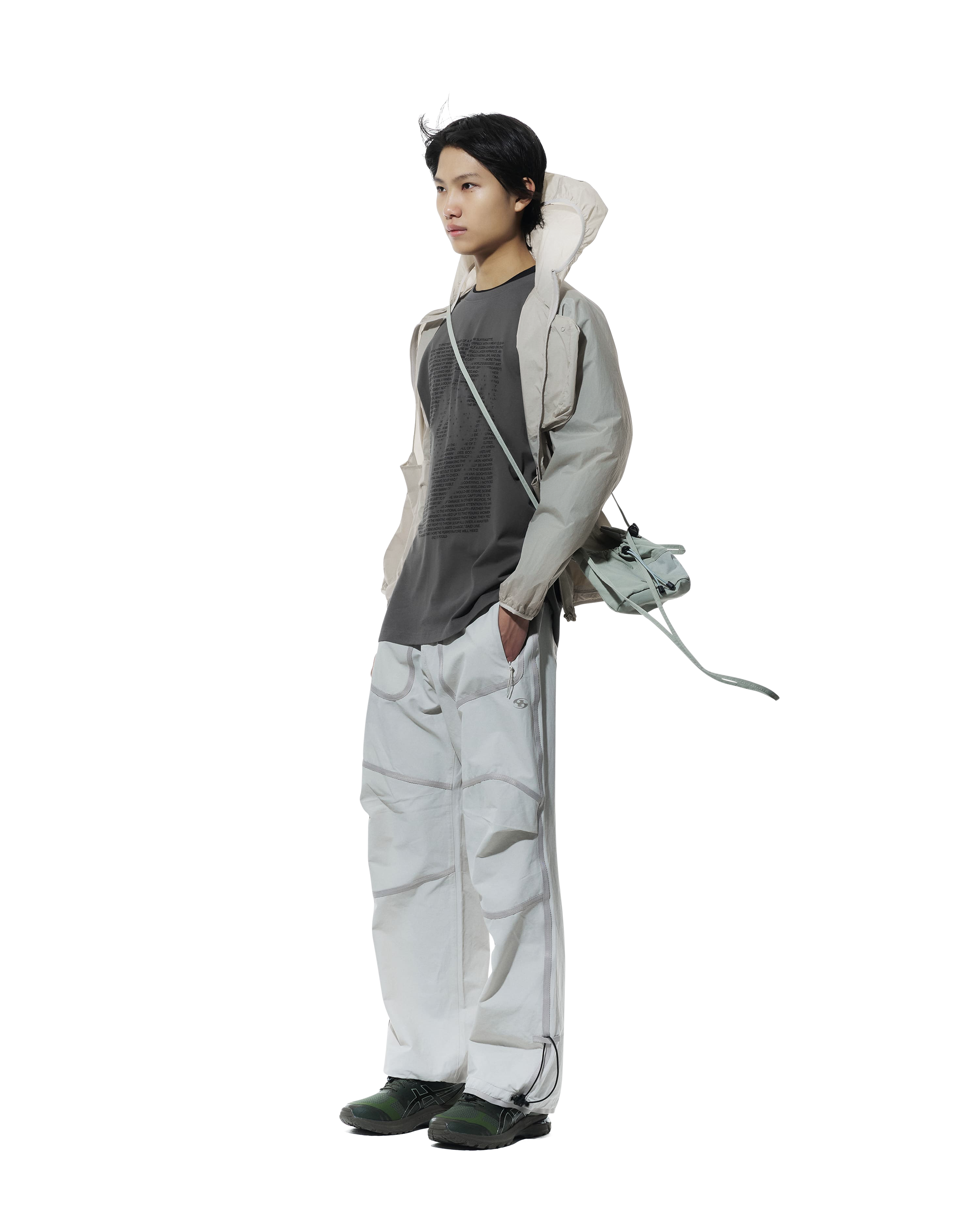 San San Gear - 3D Pocket Jacket (Light Grey) product image 2 | TRAB K-Fashion Australia