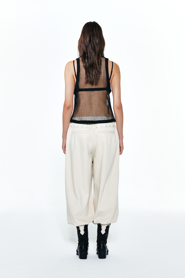 Deinet - Crochet Knit Vest (Black) product image 3 | TRAB K-Fashion Australia