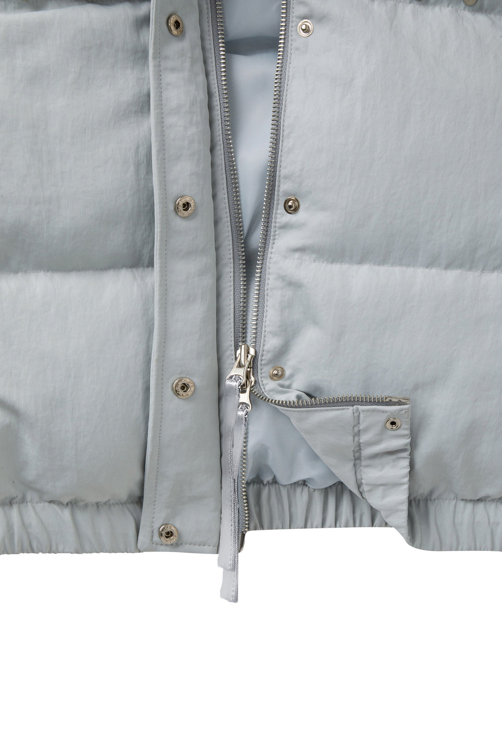 Deinet - Stud Wellon Hood Padded Jumper (Silver) product image 6 | TRAB K-Fashion Australia