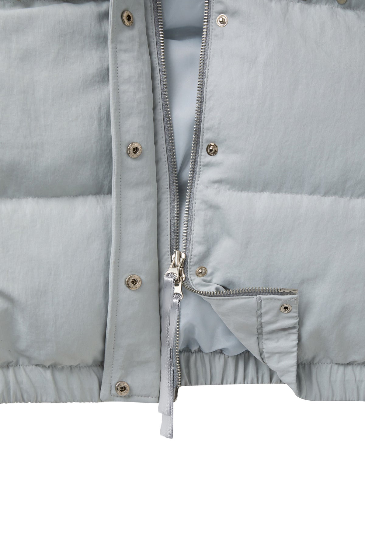 Deinet - Stud Wellon Hood Padded Jumper (Silver) product image 6 | TRAB K-Fashion Australia
