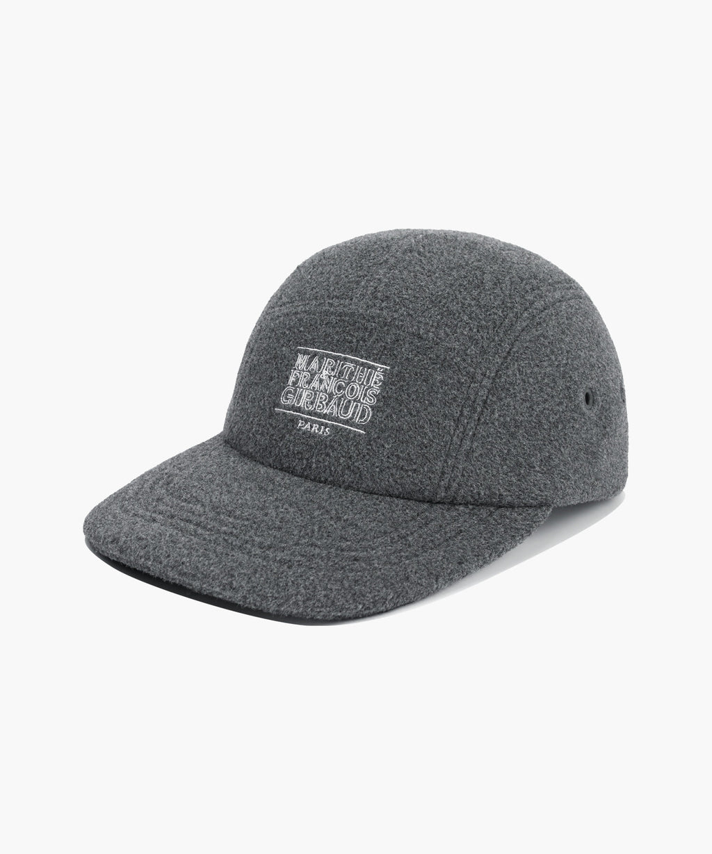 Marithe & Francois Girbaud - Outline Classic Logo Fleece Camp Cap (Gray) product image 1 | TRAB K-Fashion Australia