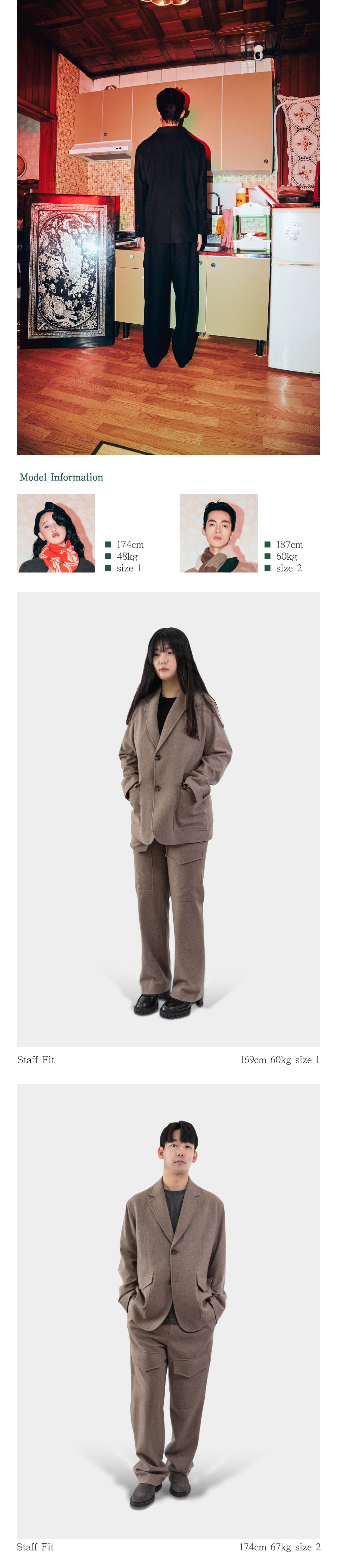 Ioedle - Cargo Wool Pants (OC2) product image 20 | TRAB K-Fashion Australia