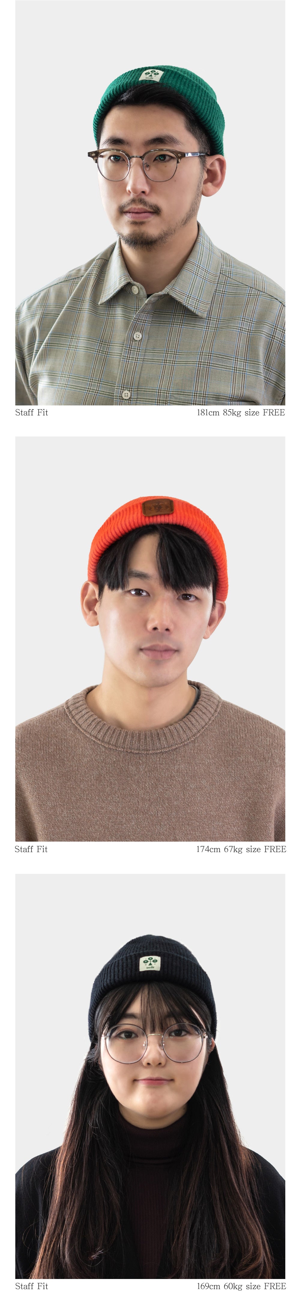 Ioedle - Wool Knit Beanie (Orange) product image 12 | TRAB K-Fashion Australia