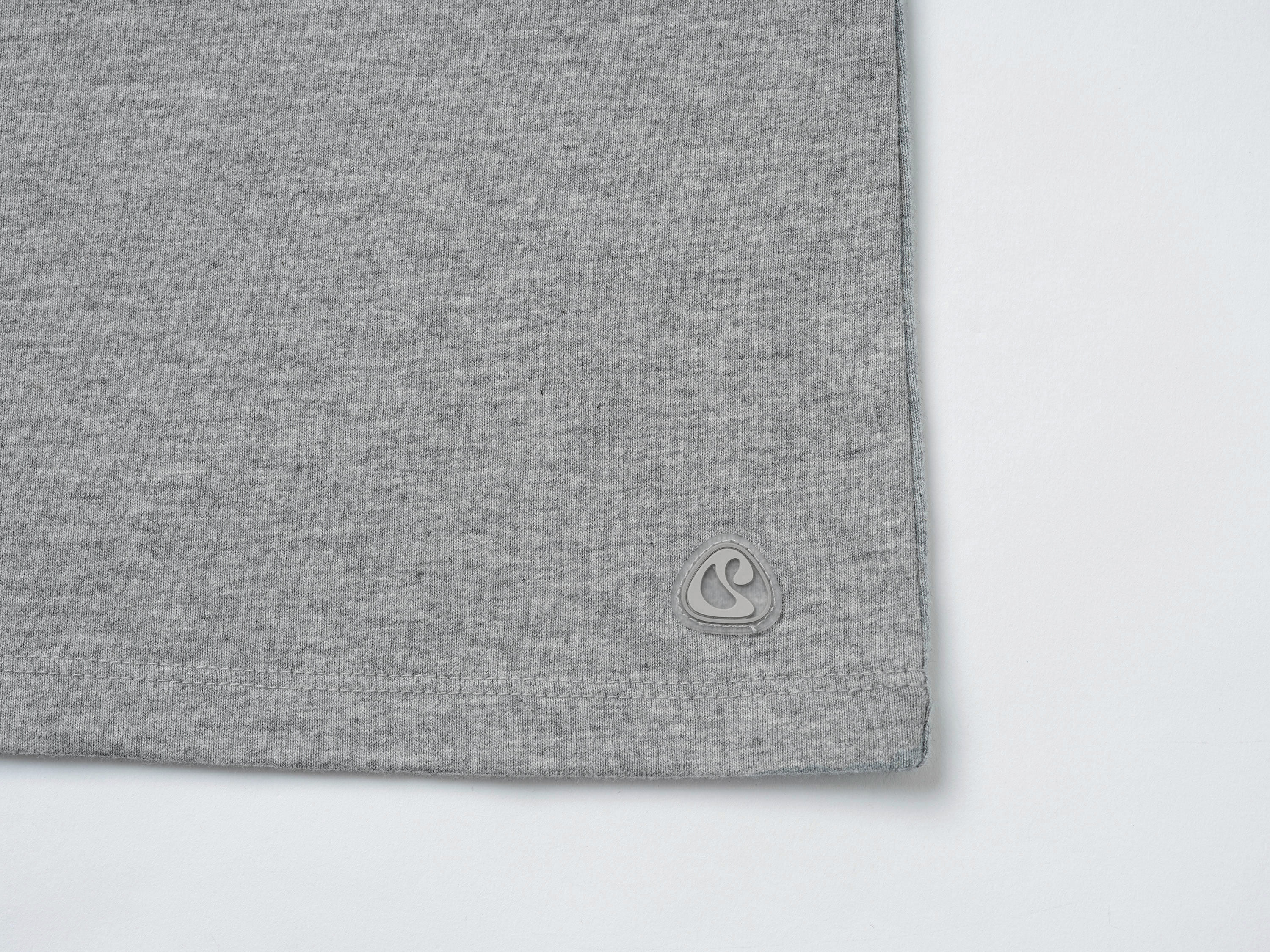 Coyseio - Mini Logo T-Shirt (Melange Grey) product image 8 | TRAB K-Fashion Australia