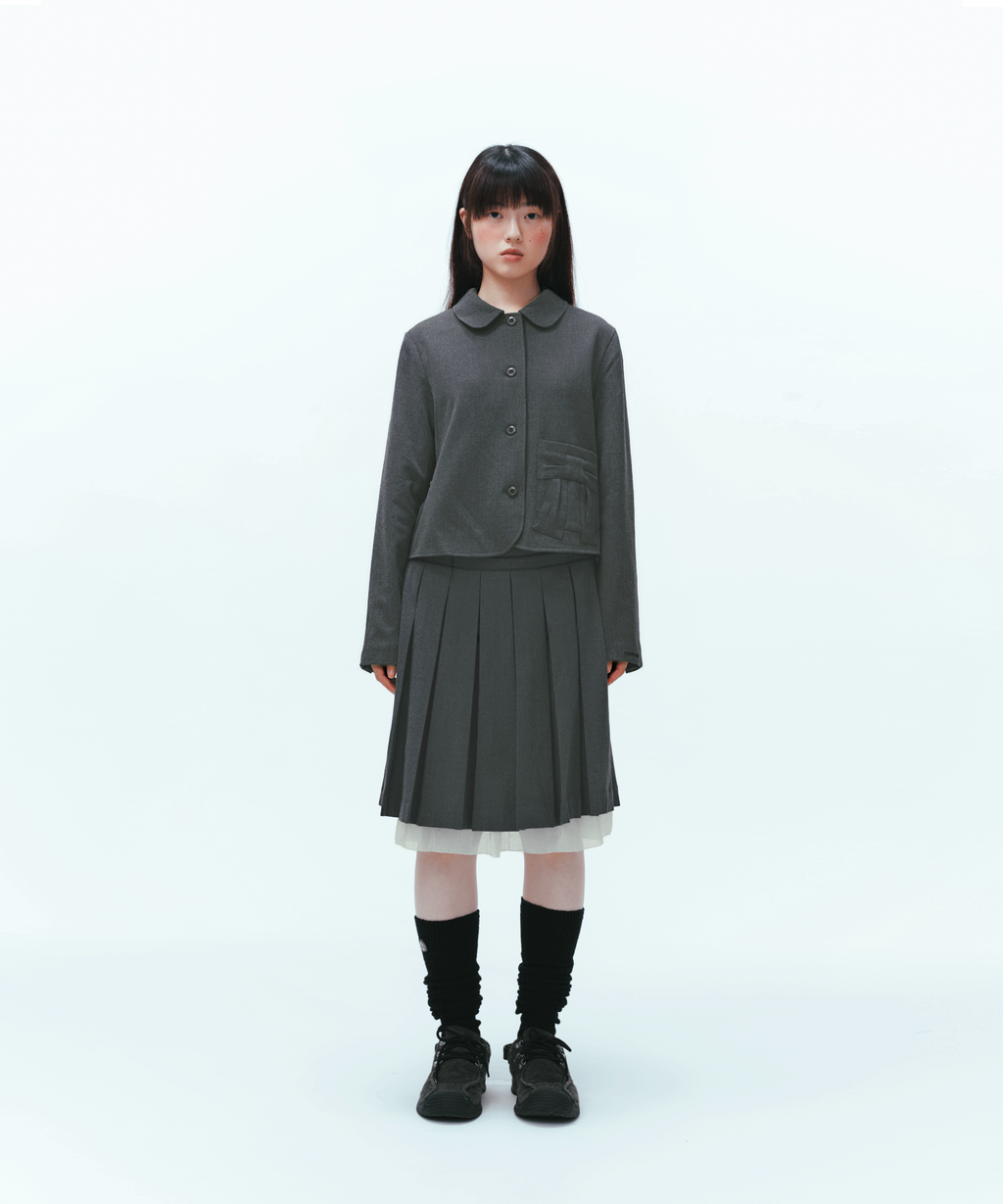 Coyseio - Ribbon Jacket (Grey) product image 6 | TRAB K-Fashion Australia