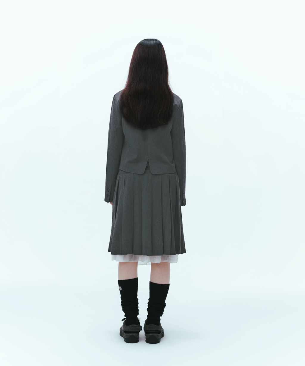 Coyseio - Ribbon Jacket (Grey) product image 8 | TRAB K-Fashion Australia