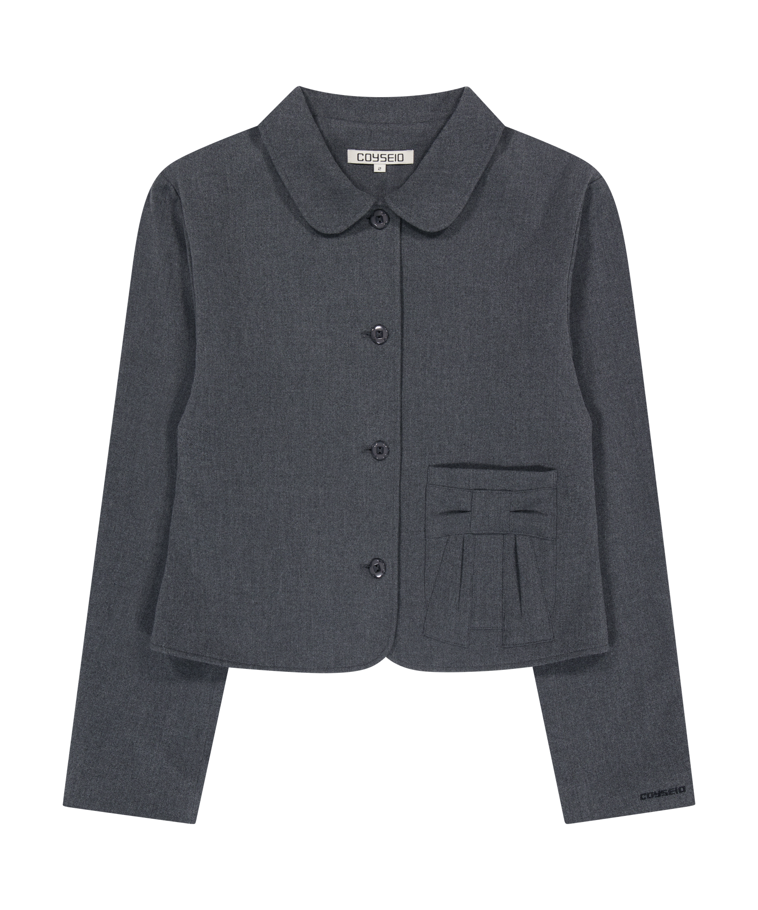 Coyseio - Ribbon Jacket (Grey) product image 9 | TRAB K-Fashion Australia