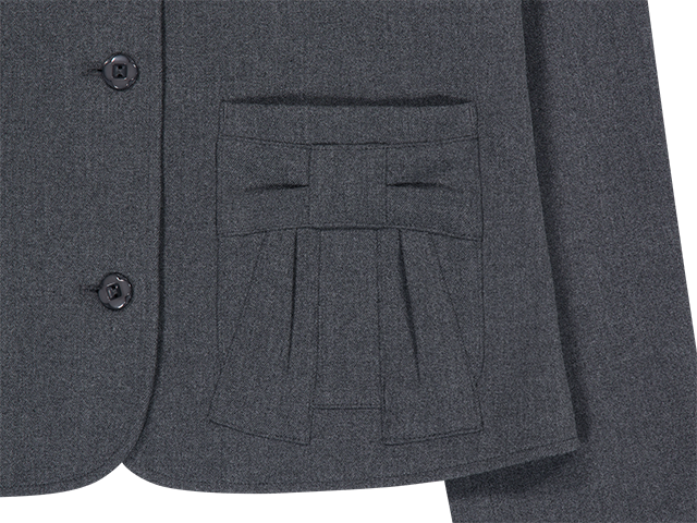 Coyseio - Ribbon Jacket (Grey) product image 12 | TRAB K-Fashion Australia