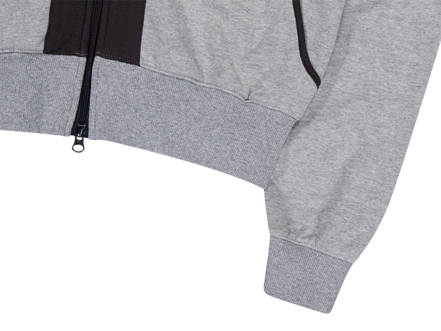 Coyseio - Puckering Hood Zip-Up (Grey) product image 8 | TRAB K-Fashion Australia