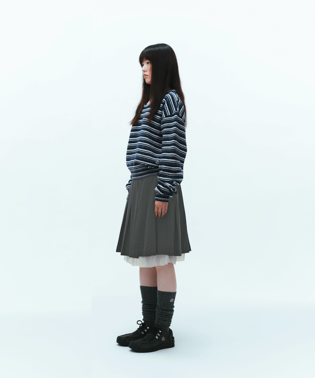 Coyseio - Coy Stripe Knit (Navy) product image 3 | TRAB K-Fashion Australia