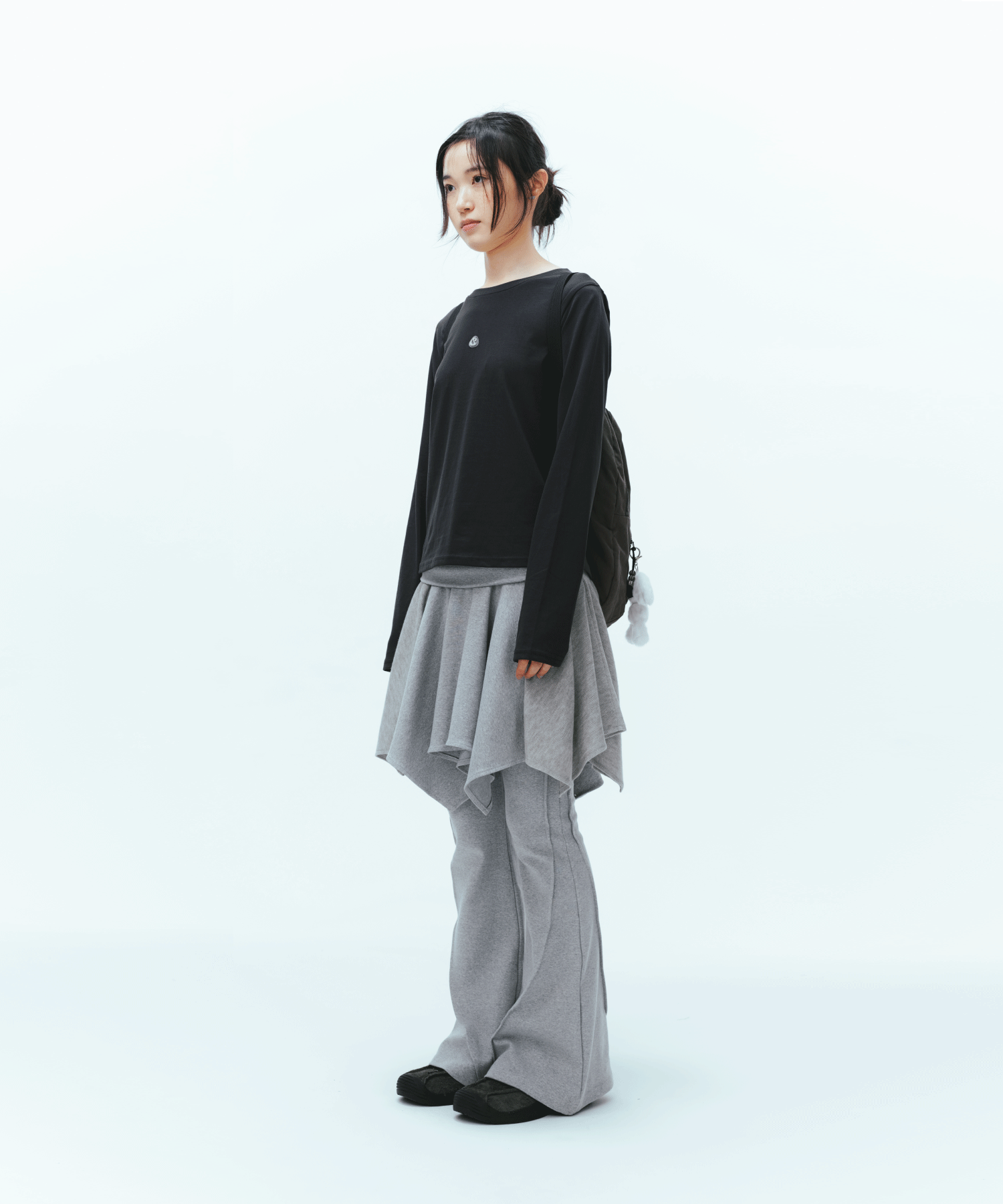 Coyseio - Symbol Logo Longsleeves (Charcoal) product image 2 | TRAB K-Fashion Australia