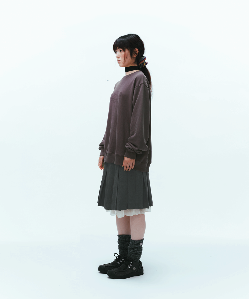 Coyseio - Coy Sweatshirt (Purple Grey) product image 3 | TRAB K-Fashion Australia