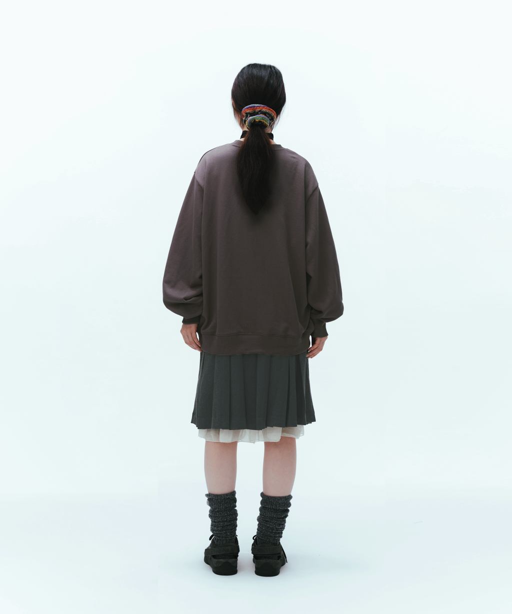 Coyseio - Coy Sweatshirt (Purple Grey) product image 4 | TRAB K-Fashion Australia