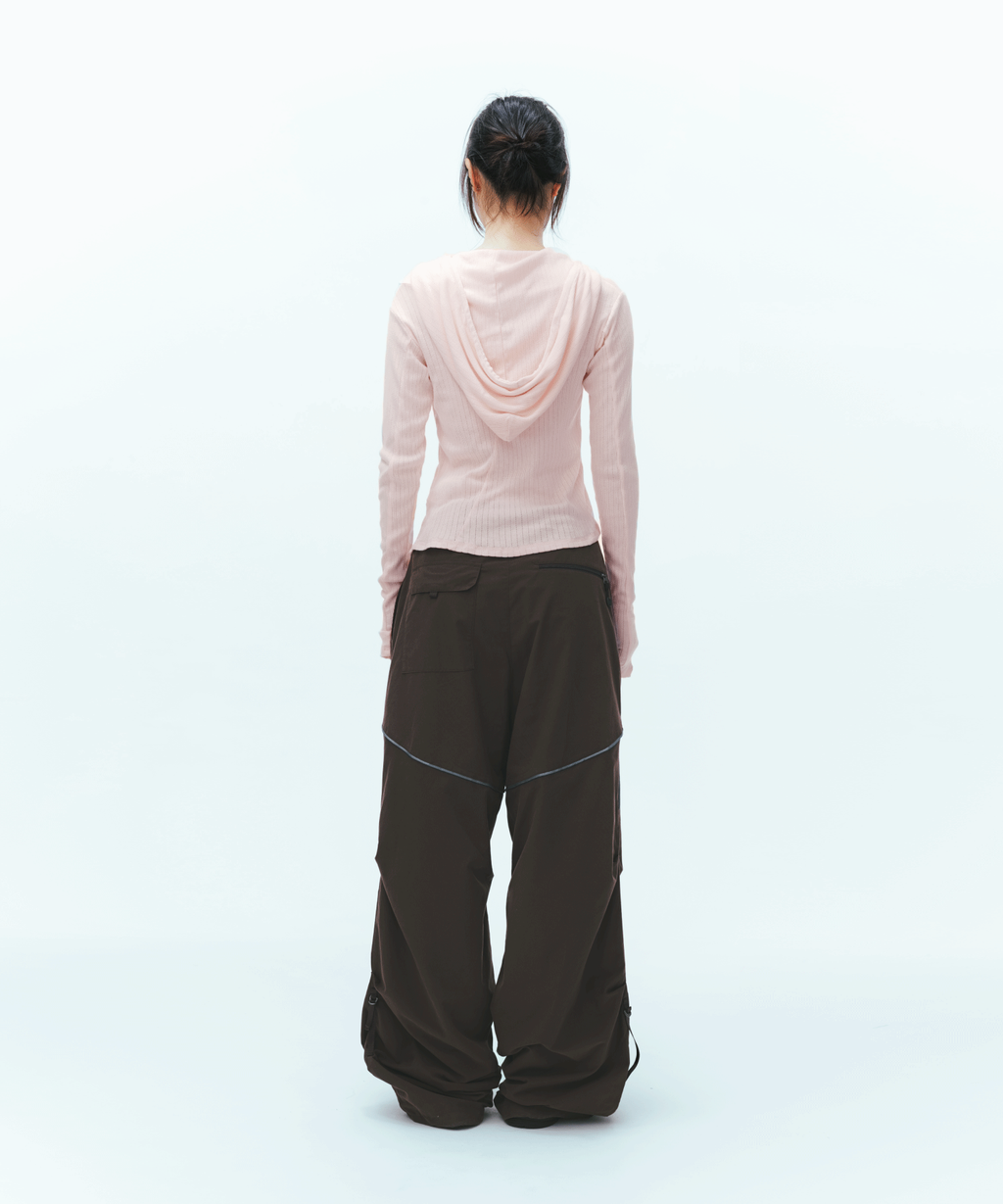 Coyseio - Shirring Hook Hoodie (Light Pink) product image 4 | TRAB K-Fashion Australia