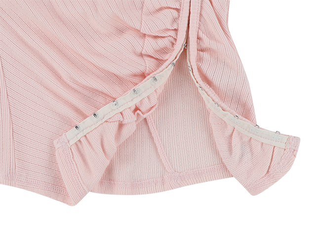 Coyseio - Shirring Hook Hoodie (Light Pink) product image 8 | TRAB K-Fashion Australia