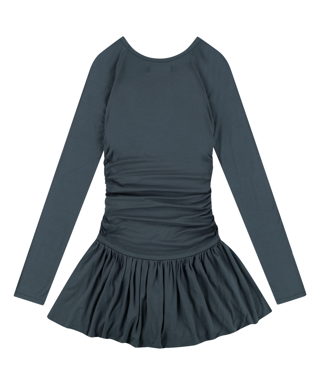 Coyseio - Draping Dress (Blue Grey) product image 6 | TRAB K-Fashion Australia