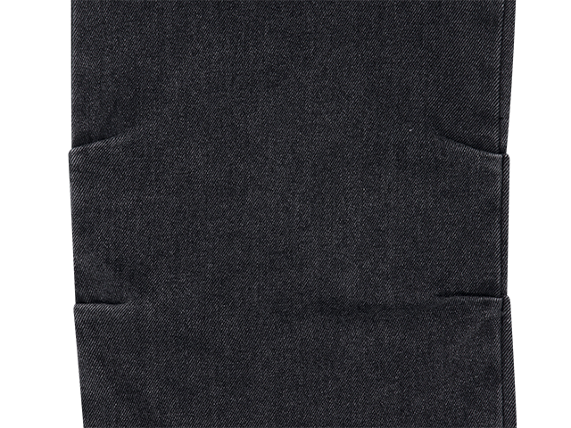 Coyseio - Flower Snap Denim Pants (Black) product image 10 | TRAB K-Fashion Australia
