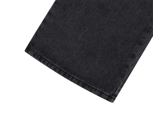 Coyseio - Flower Snap Denim Pants (Black) product image 11 | TRAB K-Fashion Australia