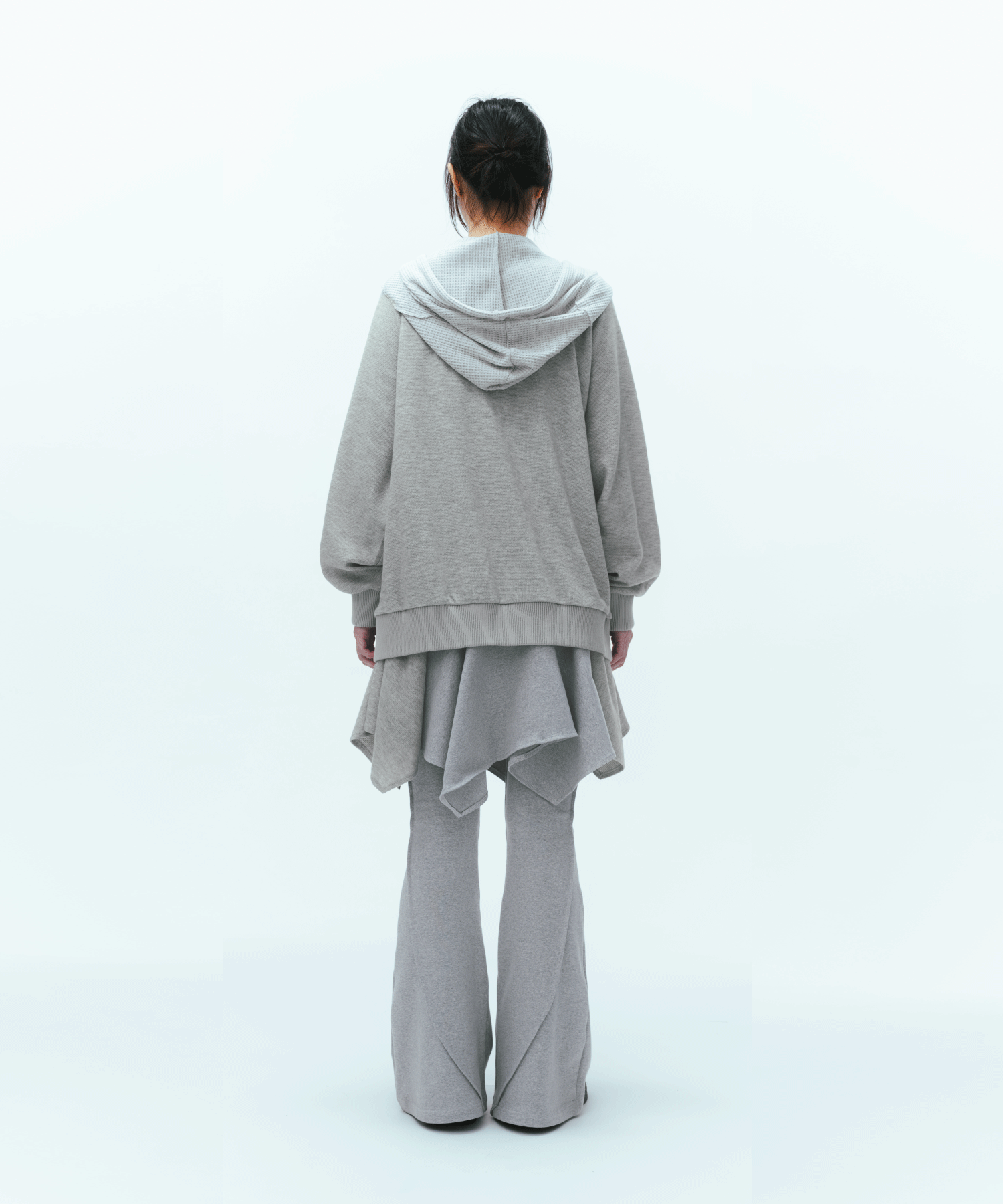 Coyseio - Round Pintuck Pants (Light Grey) product image 7 | TRAB K-Fashion Australia