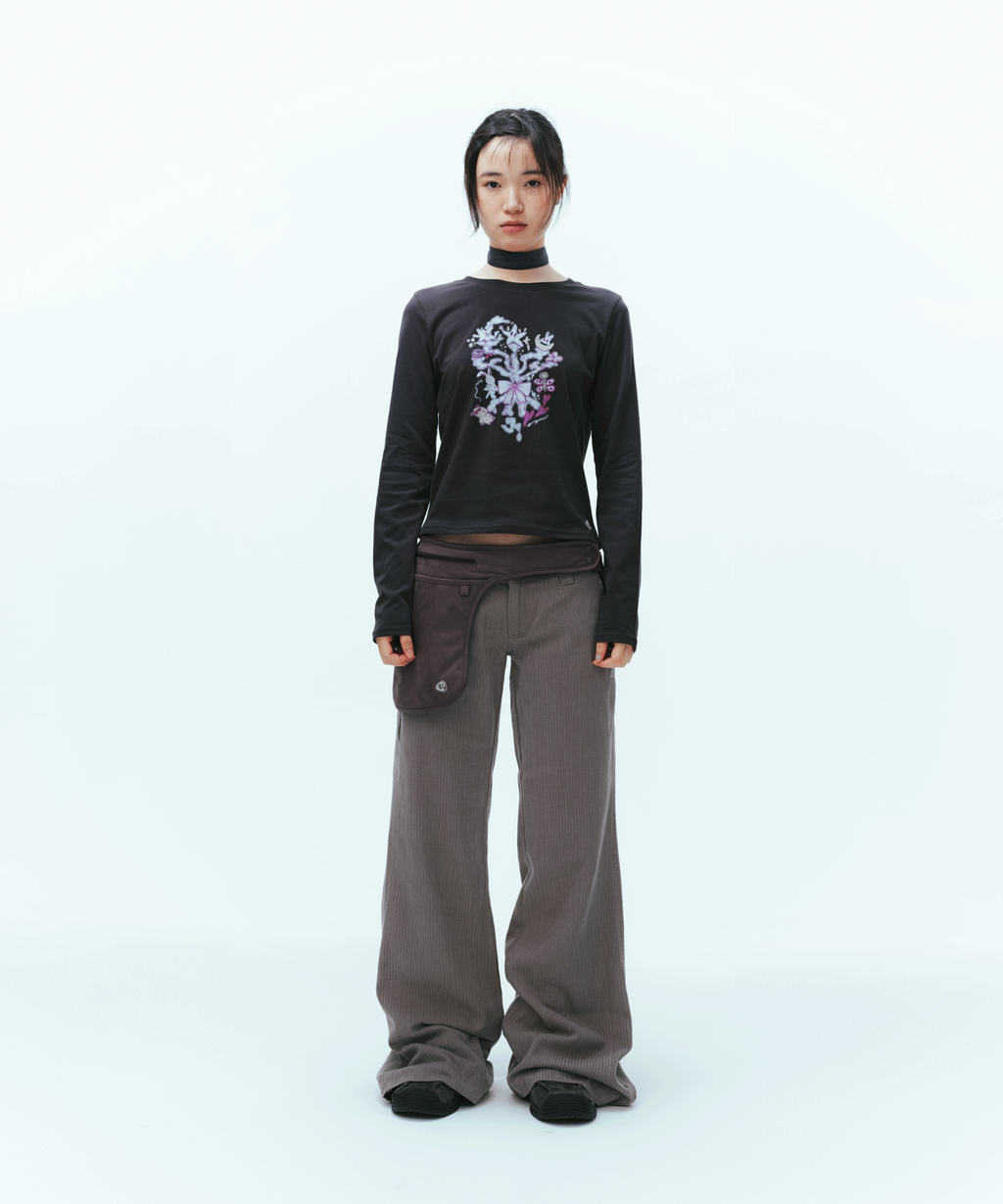 Coyseio - Suede Belt Bag (Brown) product image 4 | TRAB K-Fashion Australia