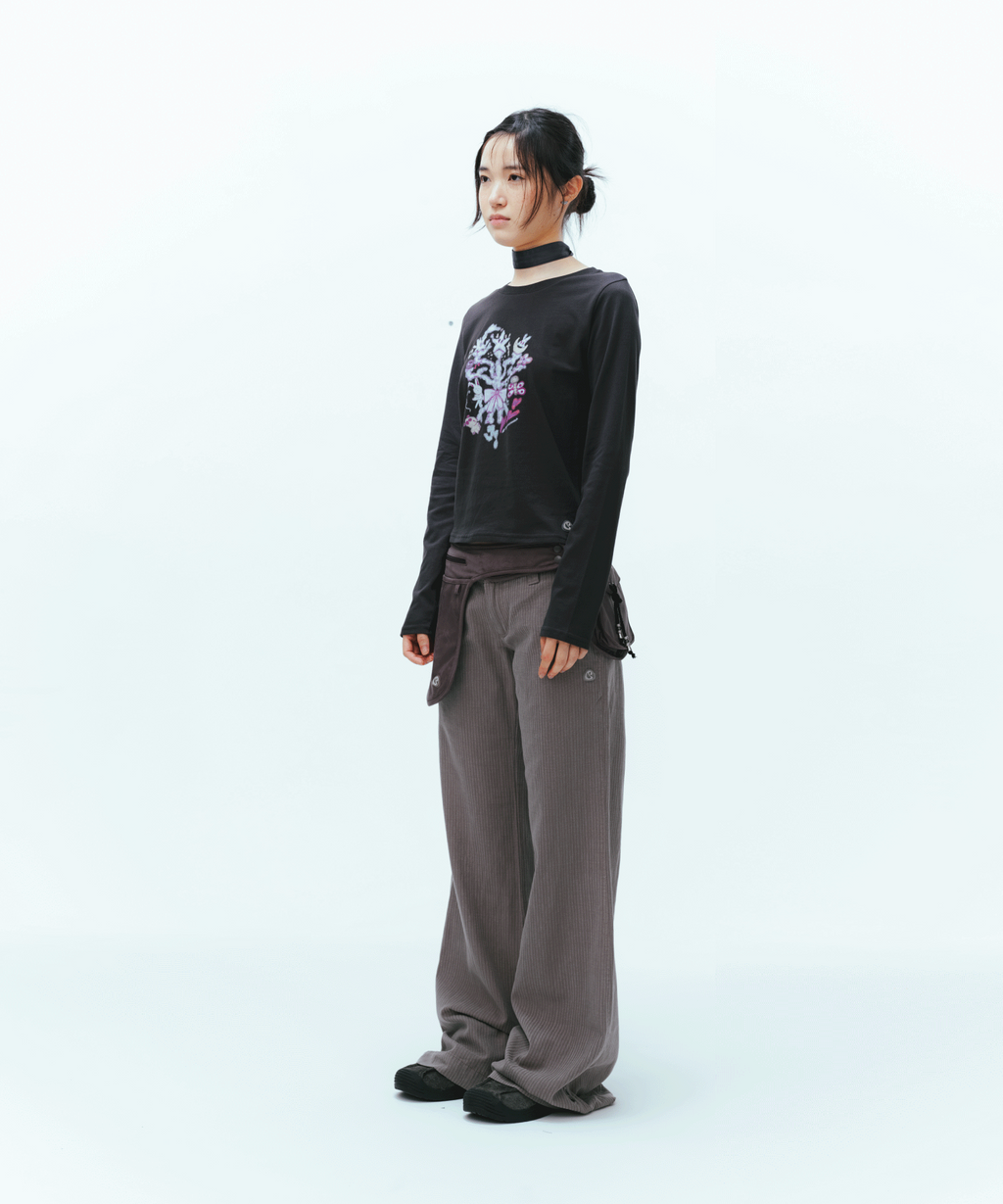 Coyseio - Suede Belt Bag (Brown) product image 5 | TRAB K-Fashion Australia