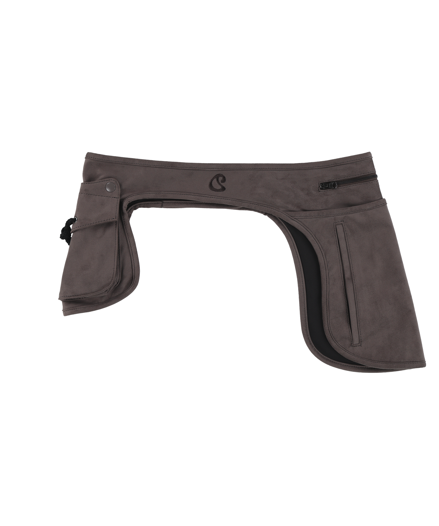 Coyseio - Suede Belt Bag (Brown) product image 8 | TRAB K-Fashion Australia