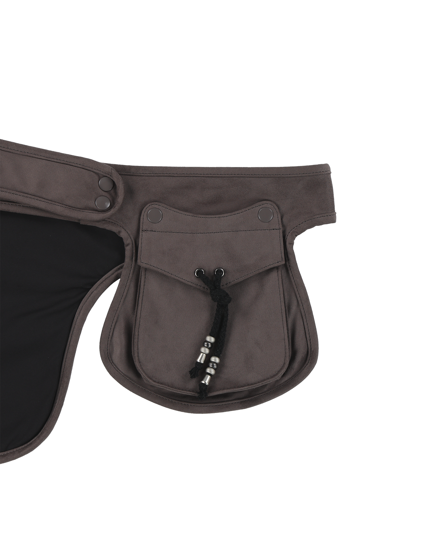 Coyseio - Suede Belt Bag (Brown) product image 10 | TRAB K-Fashion Australia