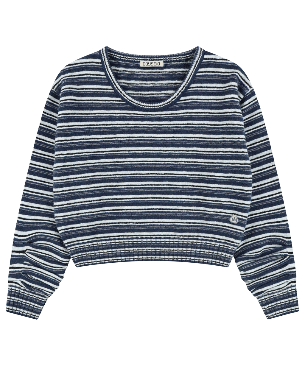 Coyseio - Coy Stripe Knit (Navy) product image 5 | TRAB K-Fashion Australia