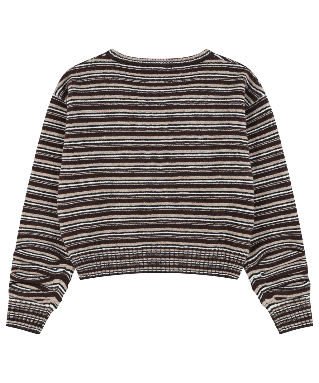 Coyseio - Coy Stripe Knit (Brown) product image 6 | TRAB K-Fashion Australia